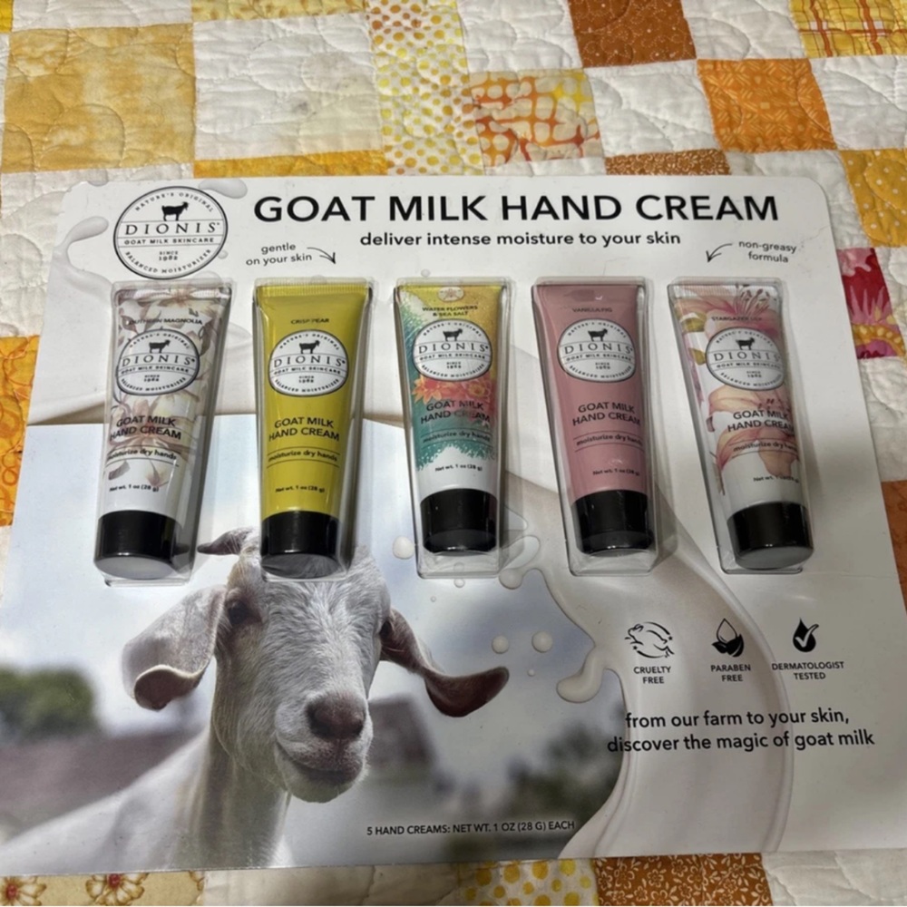 DIONIS GOAT MILK HAND CREAM GIFT SET | 5 PK